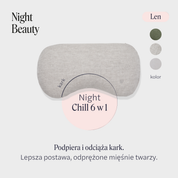 Night Chill 6 w1 – lniana poduszka rozluźniająca (różne kolory)