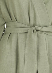Kimono lniane Plantule długie (zielone)