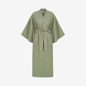 Kimono lniane Plantule długie (zielone)