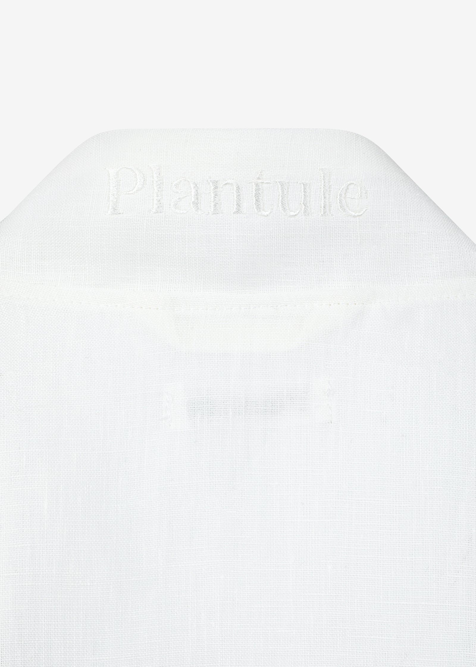 Kimono lniane Plantule długie (białe)