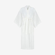 Kimono lniane Plantule długie (białe)