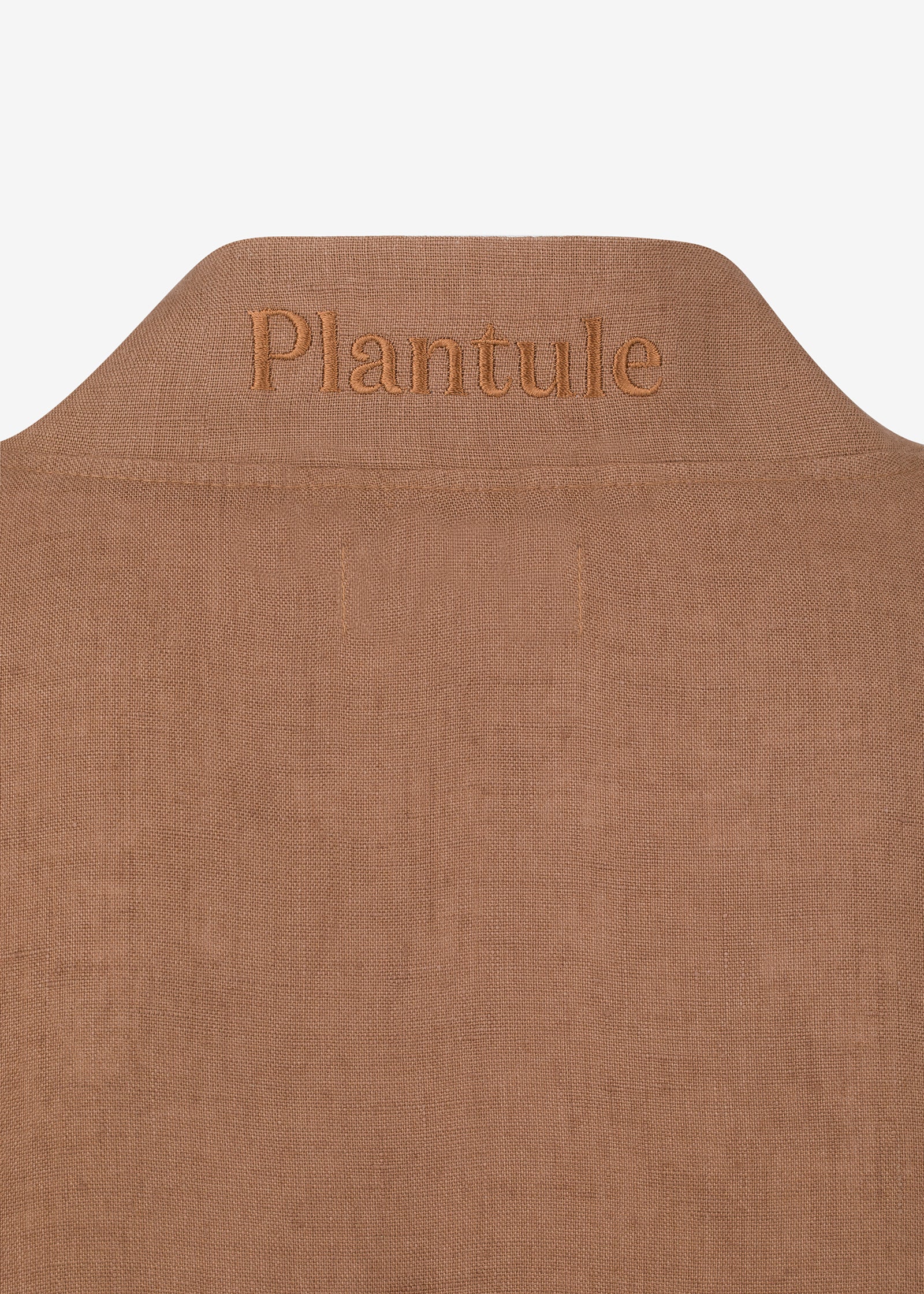 Kimono lniane Plantule krótkie (karmelowe)