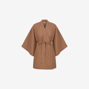 Kimono lniane Plantule krótkie (karmelowe)