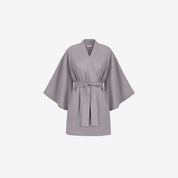 Kimono lniane Plantule krótkie (szare)