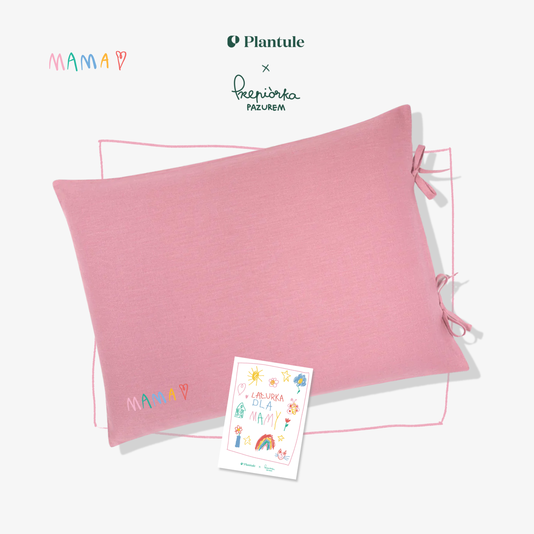 Linen pillowcase 45x60 cm (white)