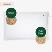 BF: Buckwheat husk pillow - bestseller (various sizes)