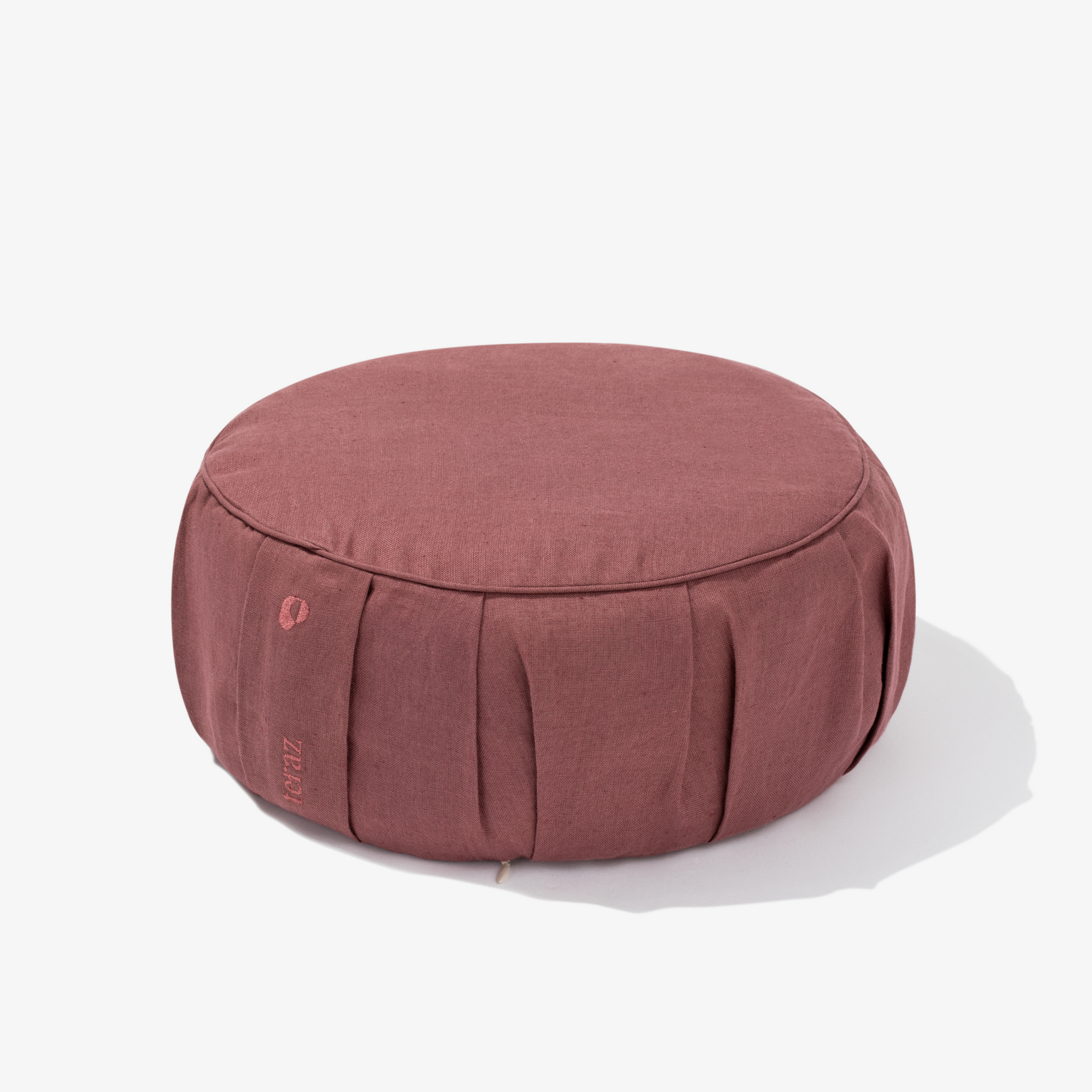 Linen meditation cushion "Protection and Strengthening"