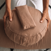 Linen Meditation Cushion "Energy Balance"