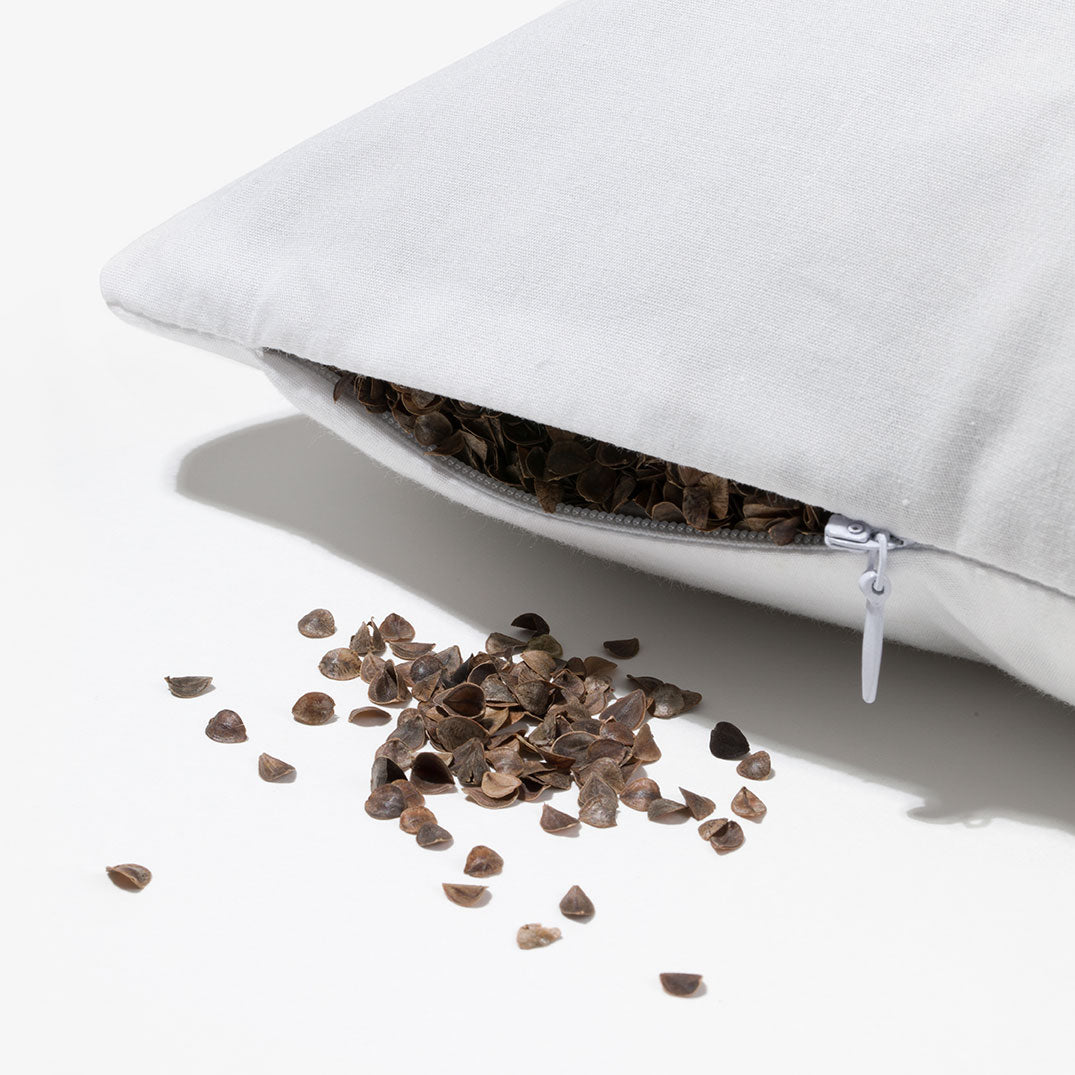 Pillow with buckwheat husk 40x40 cm