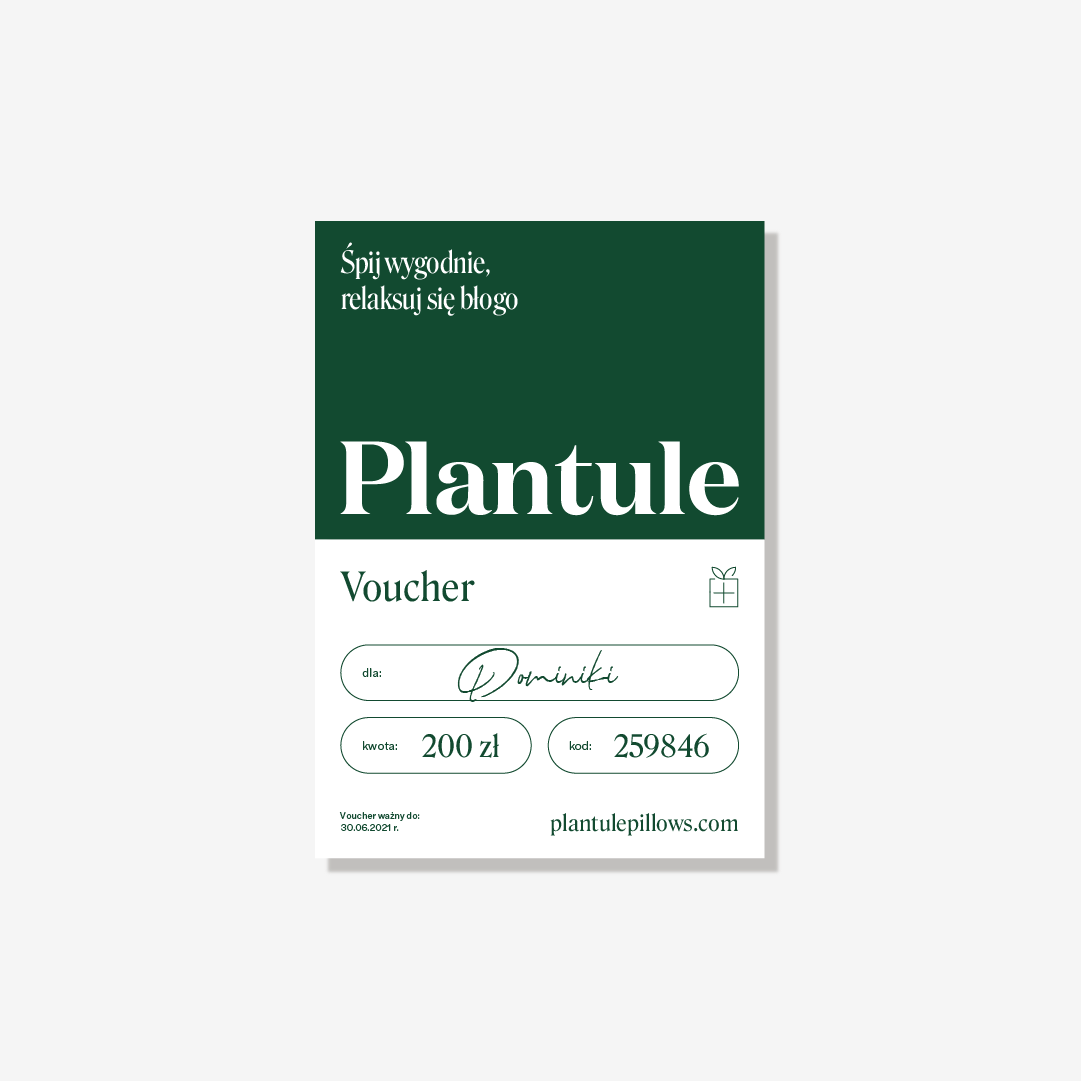 Voucher prezentowy Plantule 200 zł